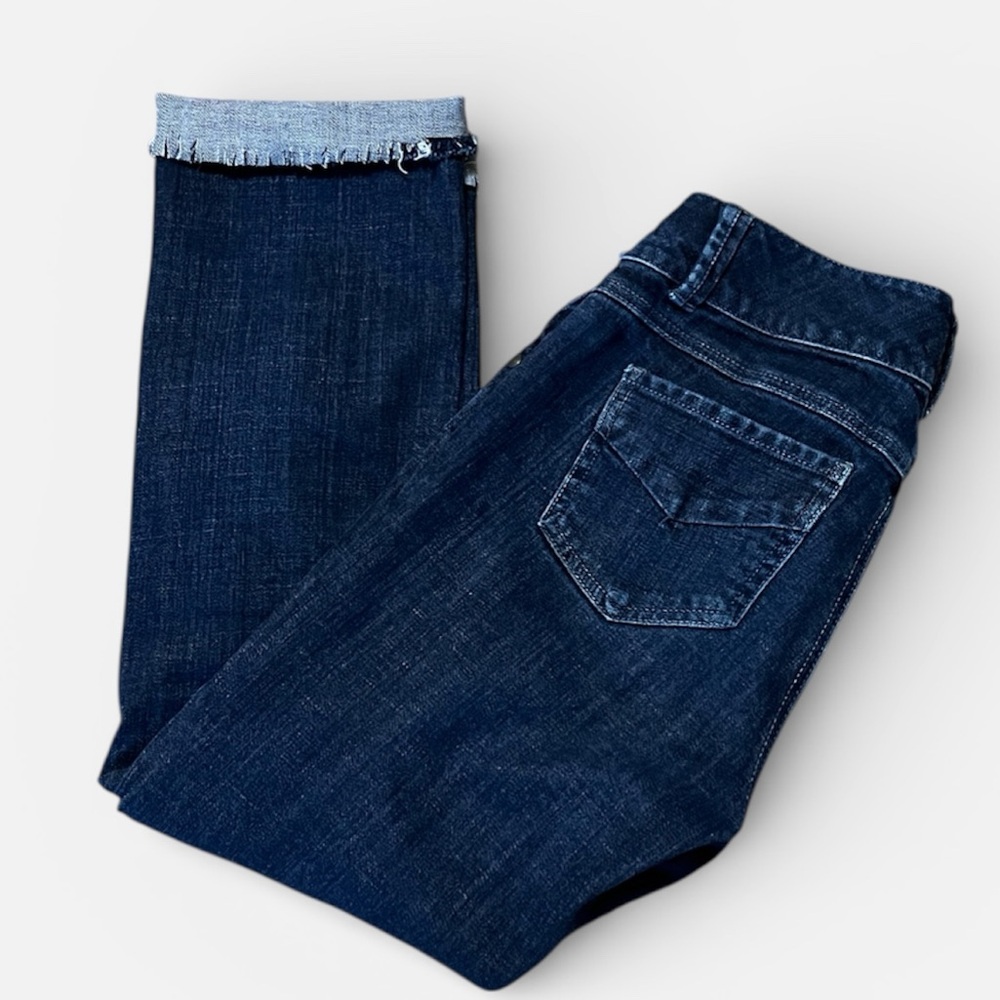 CAbi Dark Wash Lou Lou Slim Straight Jean Size 4 Style #201 - Picture 6 of 9